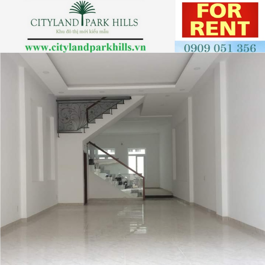 Cho thuê nhà phố cityland gò vấp 